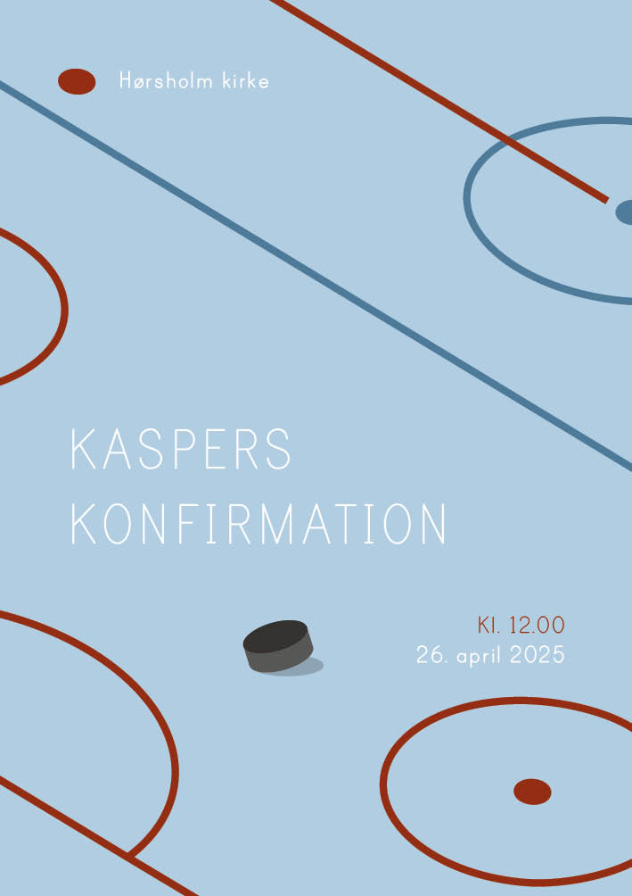 Invitationer - Kasper konfirmation